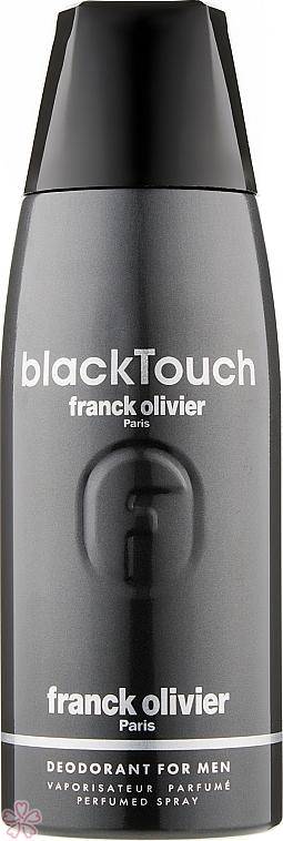 Franck Olivier Mens Black Touch For Men Deodorant Spray 8.4 oz Fragrances 3516641917616
