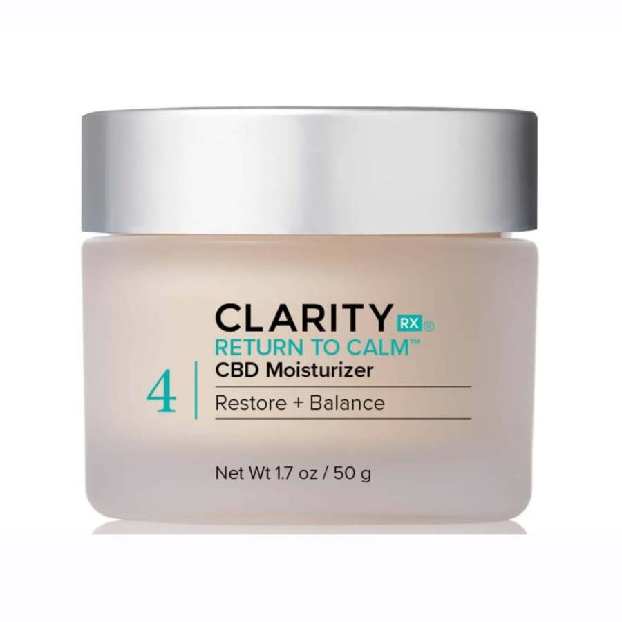 Clarity RX Return To Calm Cbd Moisturizer 1.7 oz Skin Care 850022258251
