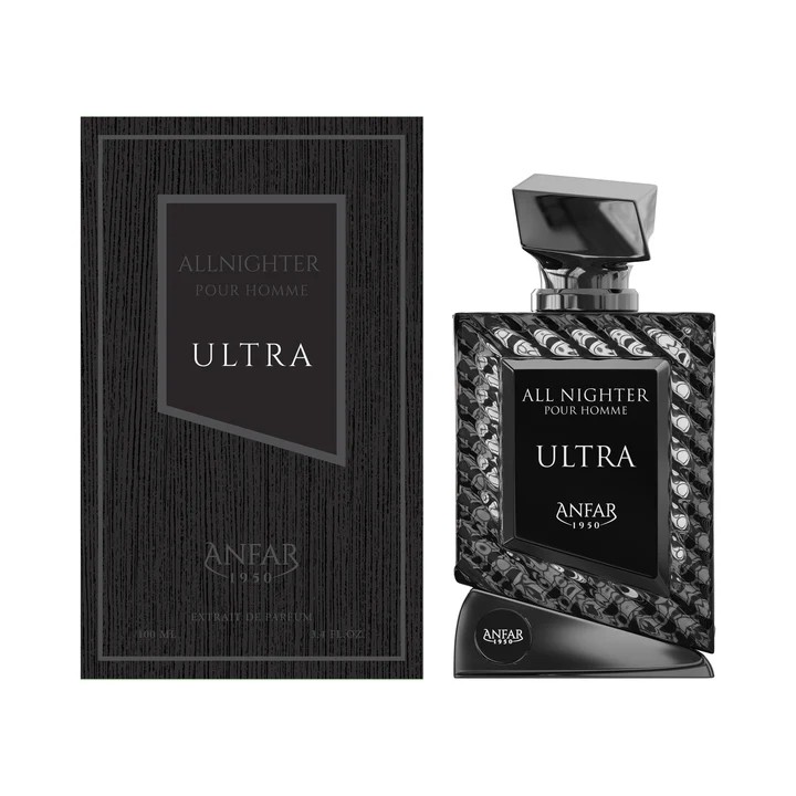 Anfar Mens All Nighter Ultra Extrait de Parfum Spray 3.4 oz Fragrances 6294022300819