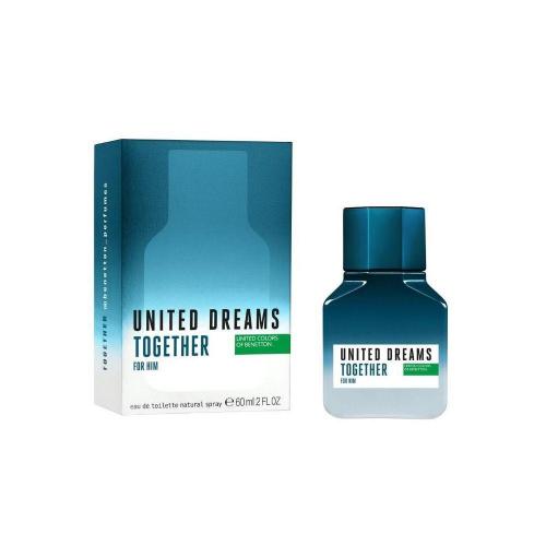 Benetton Mens United Dreams Together For Him EDT 2.0 oz Fragrances 8433982016462