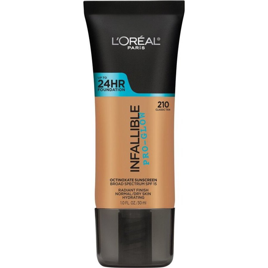 L'Oreal Ladies Infallible Pro - Glow Foundation 1 oz Classic Tan Makeup 071249330517
