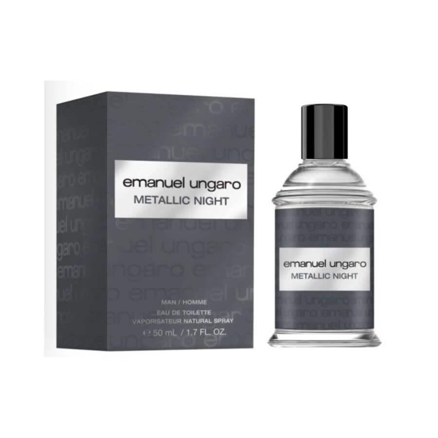 Emanuel Ungaro Mens Metallic Night EDT Spray 1.7 oz Fragrances 8056860212987