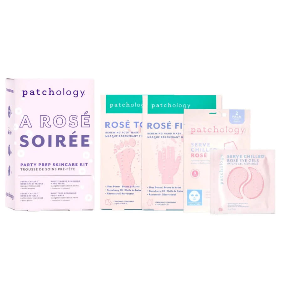Patchology A Rose Soiree Kit 5pc Gift Set Bath & Body 818262024821