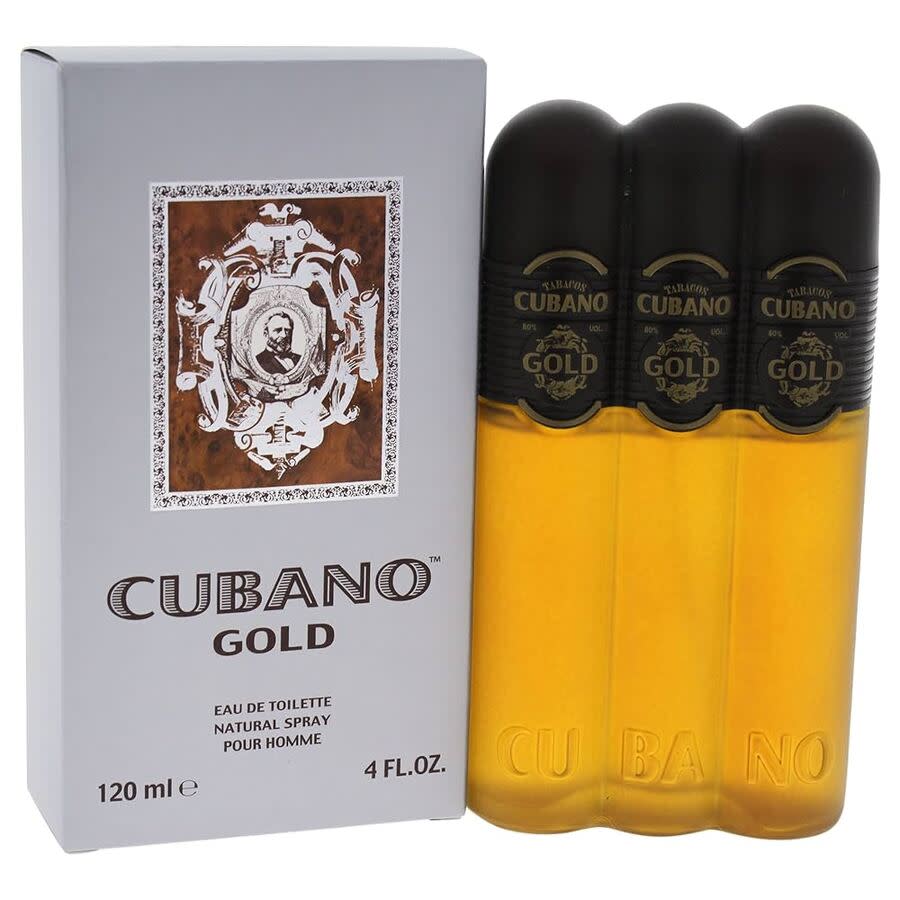 Cubano Mens Gold EDT Spray 4 oz Fragrances 837015004361