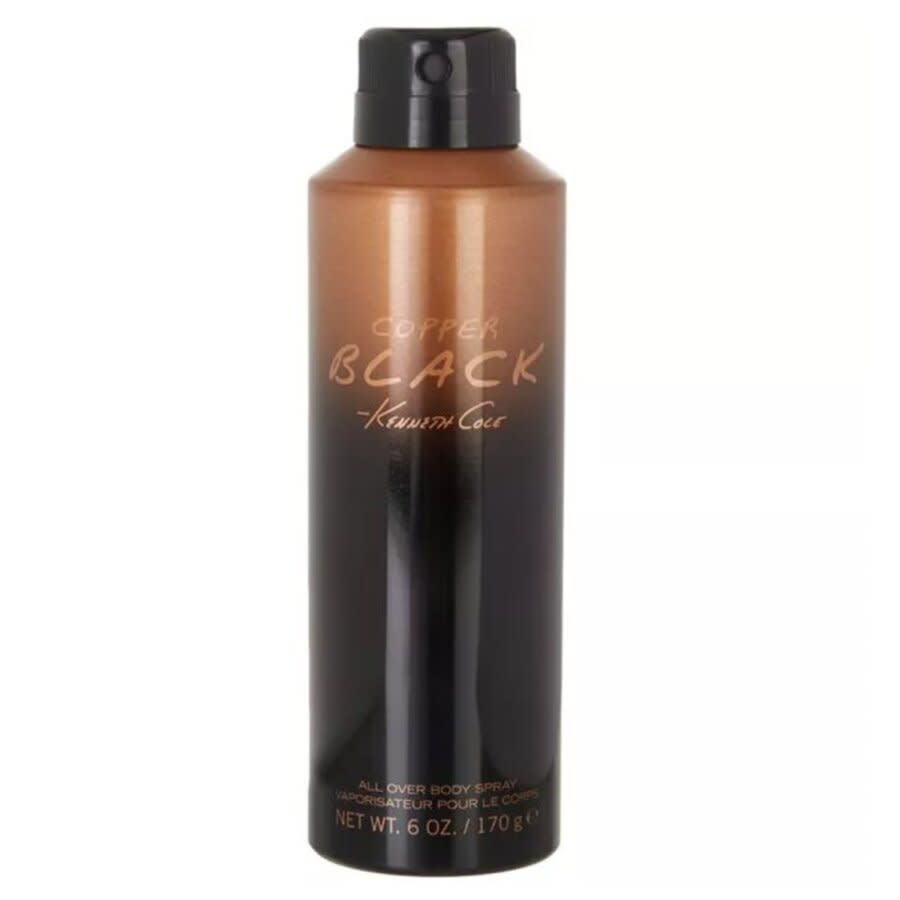 Kenneth Cole Mens Black Copper Body Spray 6 oz Bath & Body 608940582503