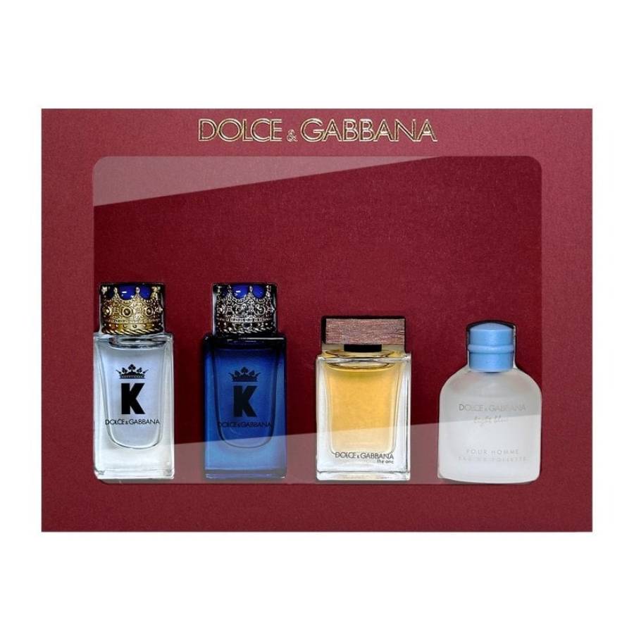 Dolce and Gabbana Mens Mini Set Gift Set Fragrances 8054754403602
