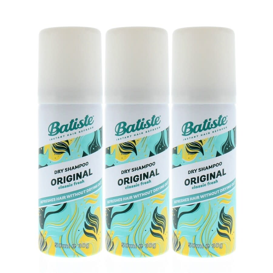 Batiste Instant Hair Refresh Dry Shampoo Original Classic Fresh 50ml/30g (3-Pack)0