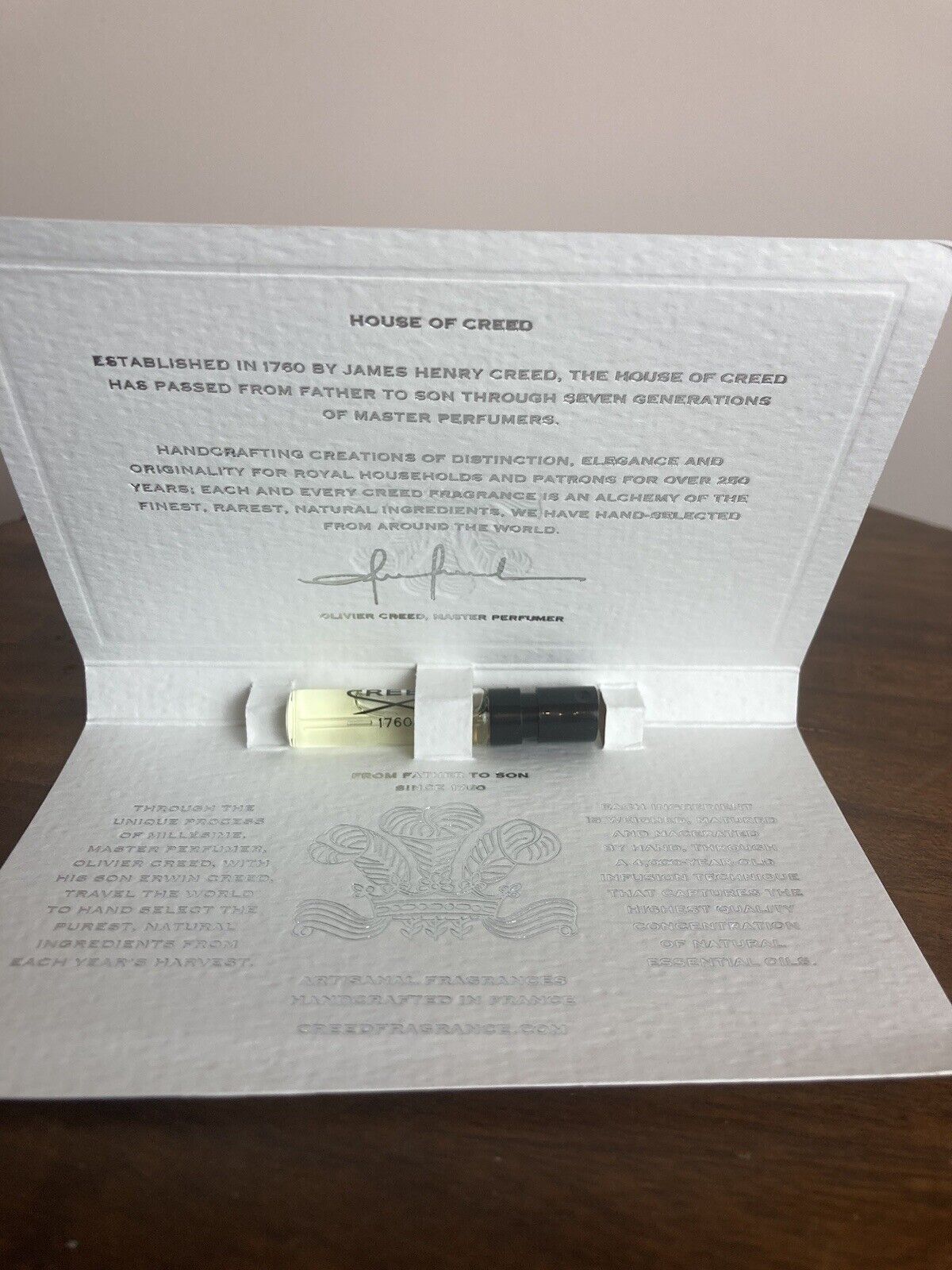 Creed Unisex Creed Original Santal EDP Spray 0.05 oz Fragrances 3508440501080