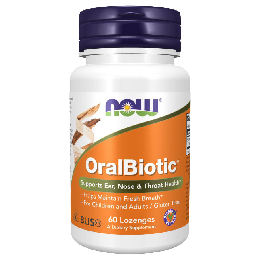 NOW Foods Oralbiotic Lozenges 60 Capsules Bath & Body 733739029218