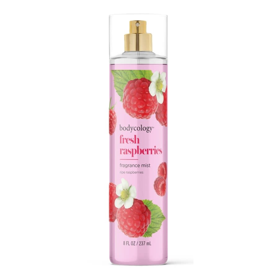 Bodycology Unisex Fresh Raspberries Fragrance Mist 8 oz Fragrances 885645050319