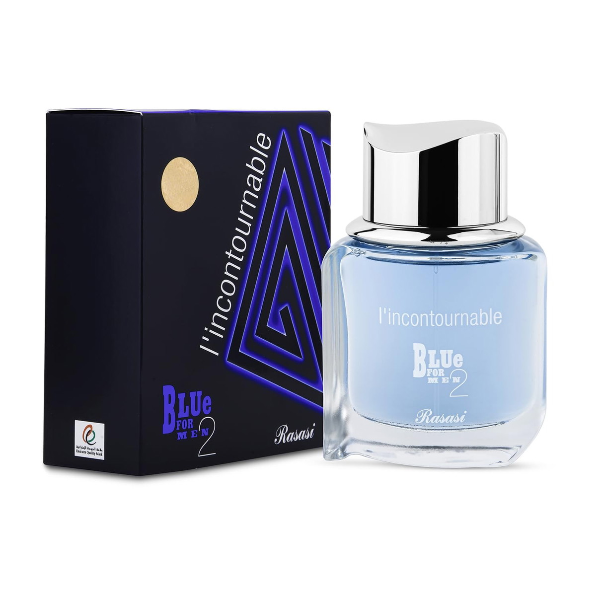 Rasasi Mens Blue 2 L'Incontournable EDP Spray 2.5 oz Fragrances 614514183014