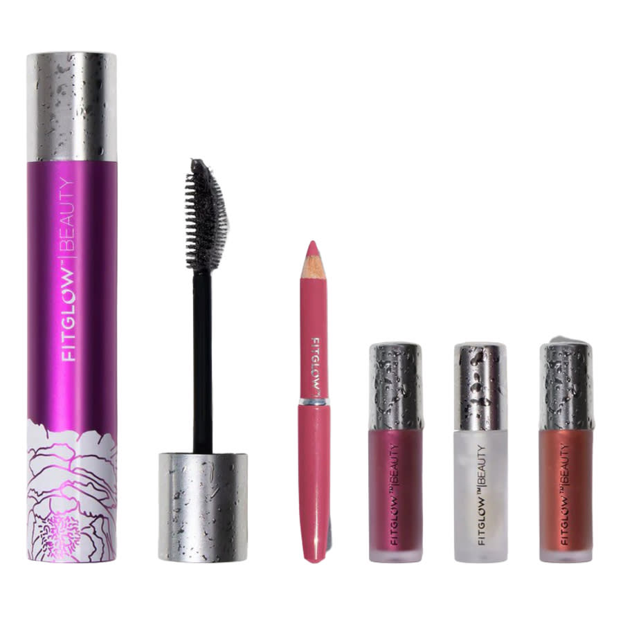 FitGlow Beauty Ladies Lip + Lash Discovery Kit Gift Set Makeup 850042717752