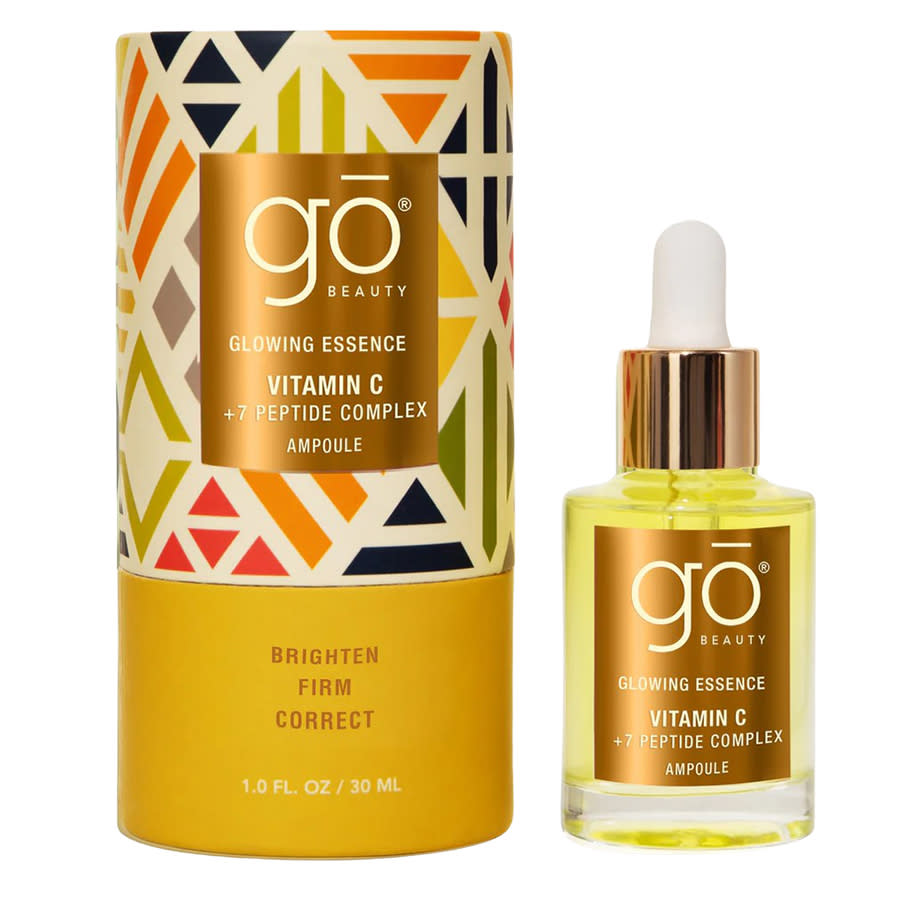 Go Beauty GLOWING ESSENCE - Vitamin C + 7 Peptides Complex, 1 oz Skin Care 196852469390