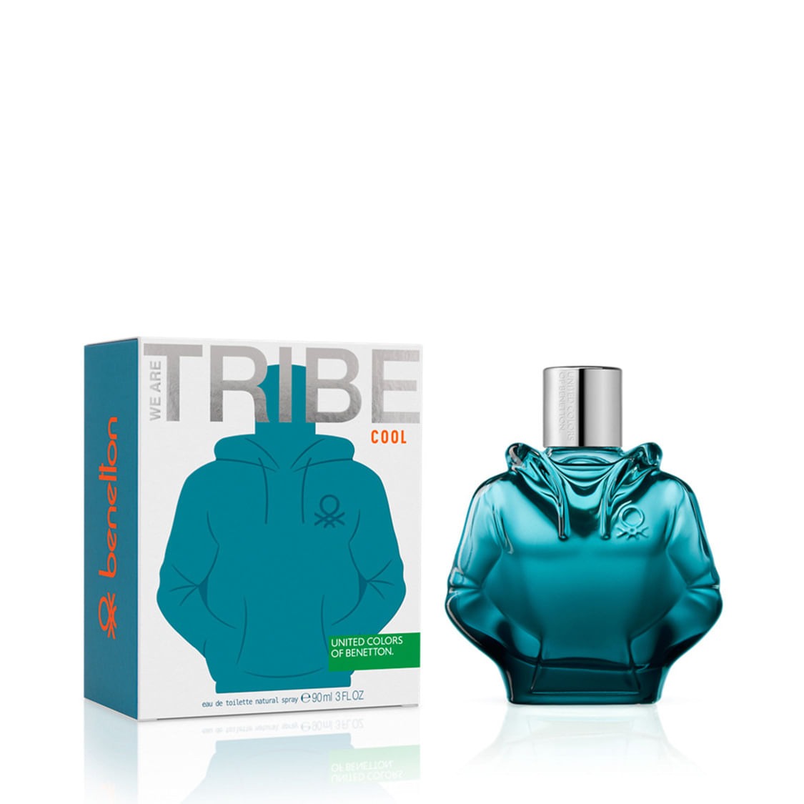 Benetton Mens We Are Tribe Cool EDT Spray 3.0 oz Fragrances 8433982025549