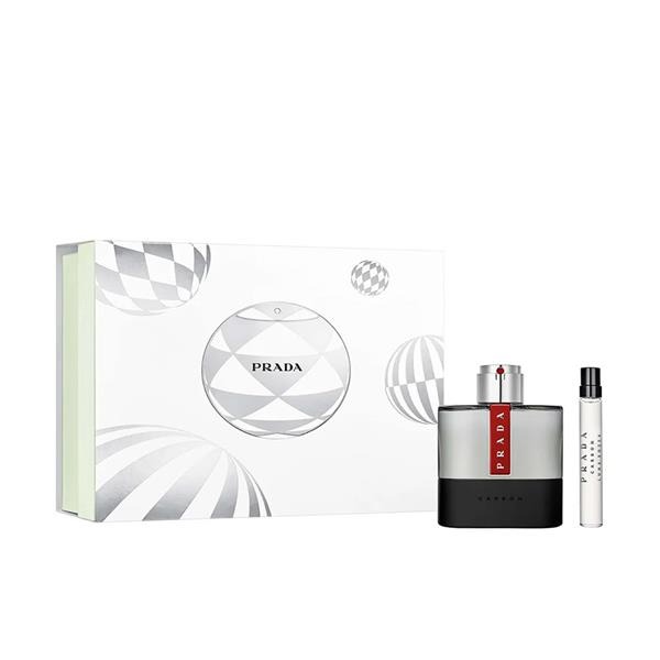 Prada Mens Luna Rossa Carbon Gift Set Fragrances 3614274347371