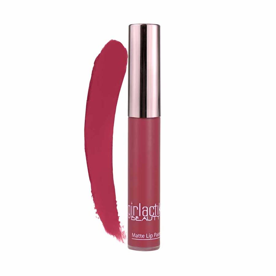 Girlactik Ladies Long Lasting Matte Lip Paint Liquid Lipstick Liquid 1 oz Babe - Bright Cranberry Makeup 693667330209