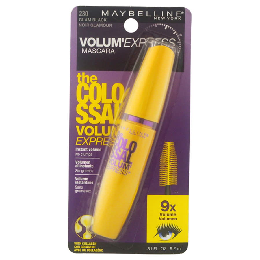 The Colossal Volum Express Mascara - # 230 Glam Black by Maybelline for Women - 0.31 oz Mascara
