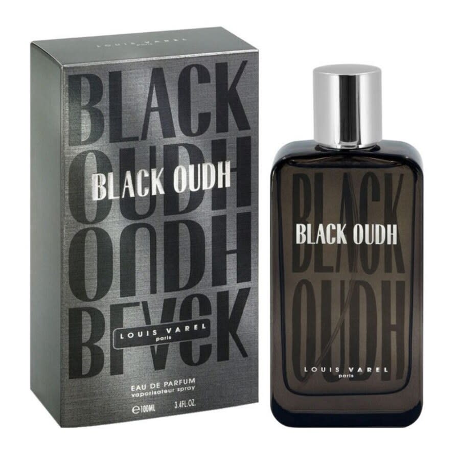 Louis Varel Unisex Black Oudh EDP Spray 3.3 oz Fragrances 3760168633942