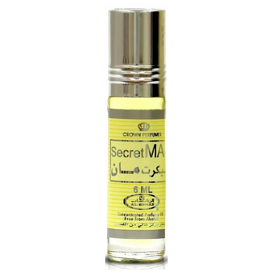 Al Rehab Mens Secret Man Rollerball Perfume Oil 0.2 oz Fragrances 6281110004582