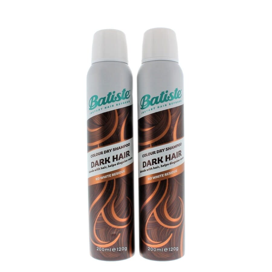 Batiste Instant Hair Refresh Colour Dry Shampoo Dark Hair 200ml (2 PACK)