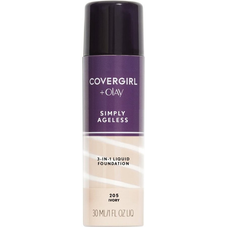 COVERGIRL Ladies Simply Ageless + Olay Liquid Foundation Liquid 1 oz Ivory Makeup 008100100354