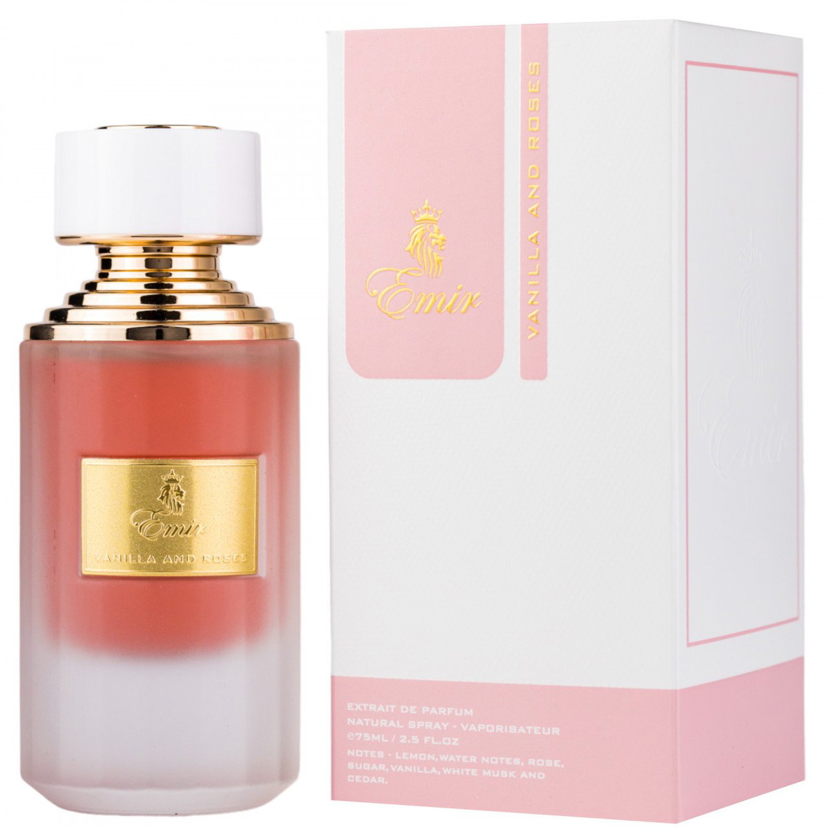 Paris Corner Ladies Emir Vanilla and Roses EDP Spray 2.5 oz Fragrances 6294790437205