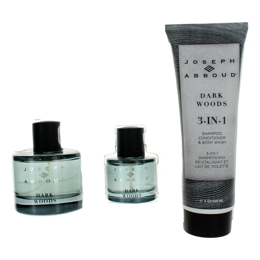 Joseph Abboud Mens Dark Woods Gift Set Fragrances 810044124637