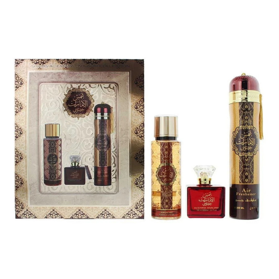 Ard Al Zaafaran Unisex Shams Al Emarat Khususi Gift Set Fragrances 6423080724057