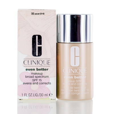 Clinique / Even Better SPF 15 Foundation Liquid 32 Pecan 1.0 oz (30 ml)