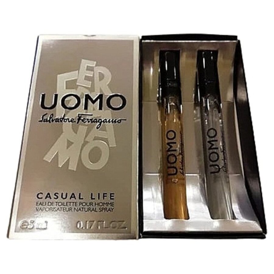 Salvatore Ferragamo Mens Uomo Casual Life Gift Set Fragrances 8052086377547