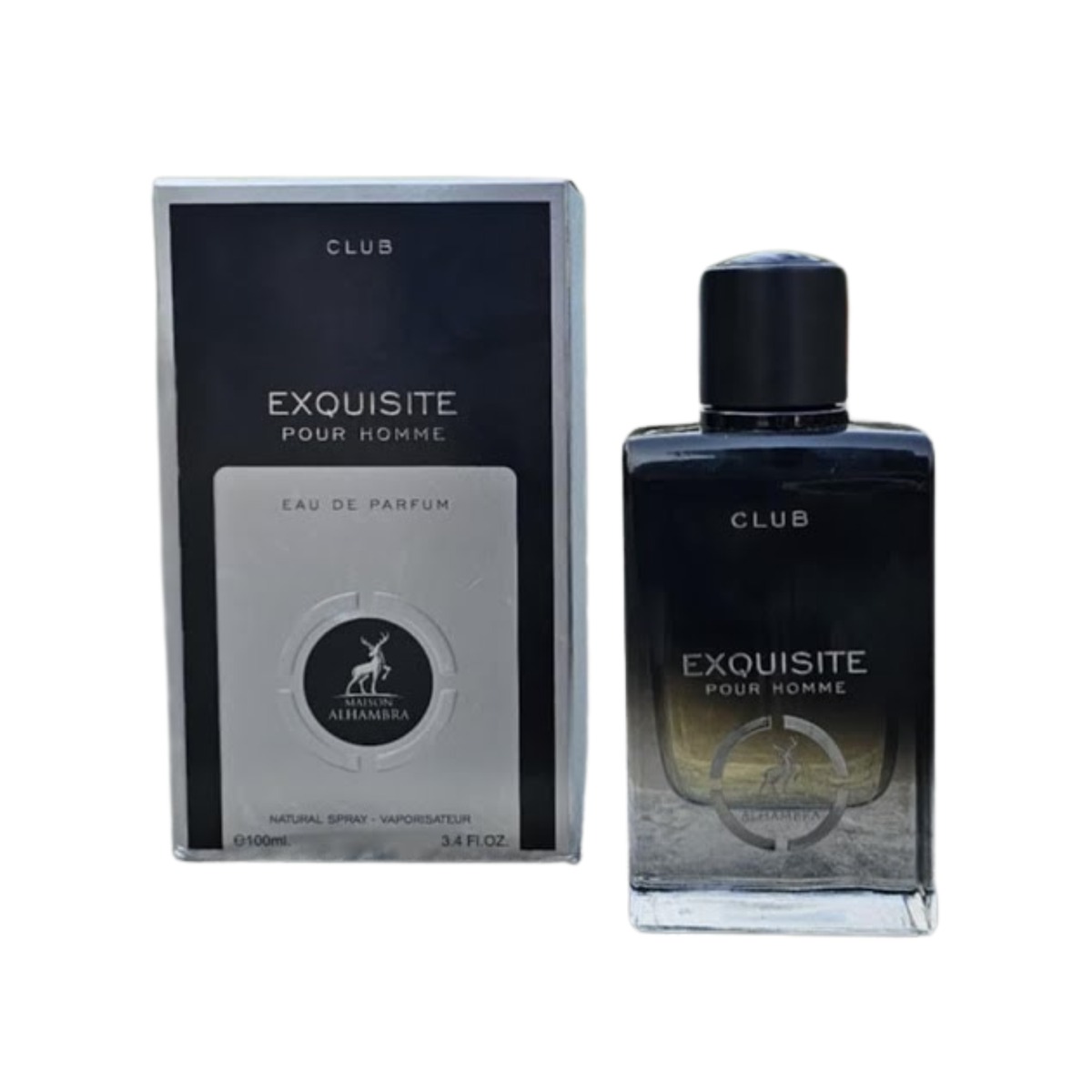 Maison Alhambra Mens Exquisite Club EDP Spray 3.4 oz Fragrances 6290362340836