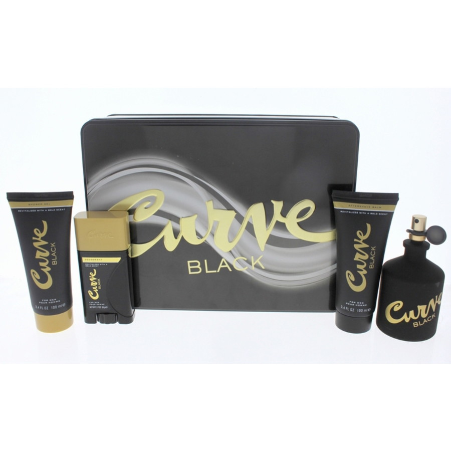Liz Claiborne Mens Curve Black Gift Set Fragrances 719346229463
