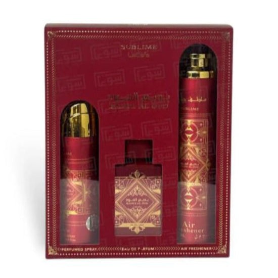 Lattafa Mens Bade'e Al Oud Sublime Gift Set Fragrances 6290362341222
