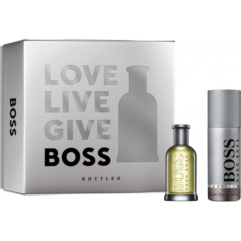 Hugo Boss Mens Boss Bottled Gift Set Fragrances 3616304099373