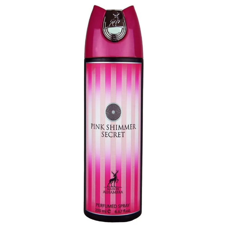 Maison Alhambra Ladies Pink Shimmer Secret Body Spray 6.7 oz Fragrances 6290360590035