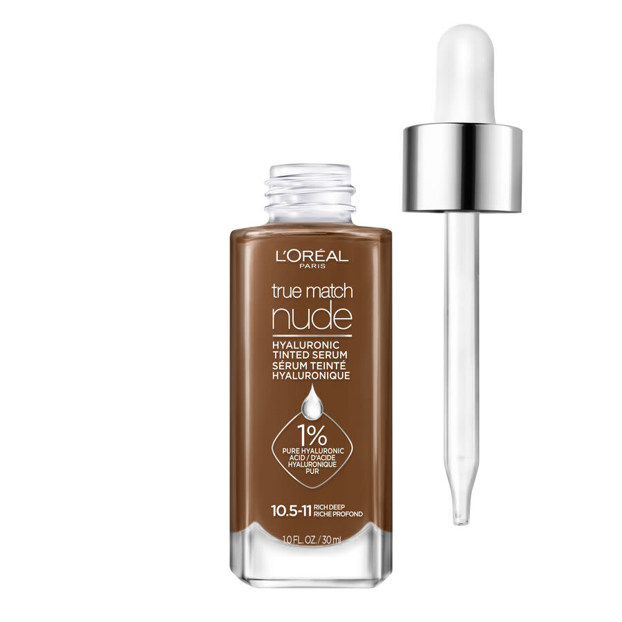 L'Oreal Ladies True Match Hyaluronic Tinted Serum Foundation Make 1 oz Rich Deep 10.5-11 Makeup 071249647059