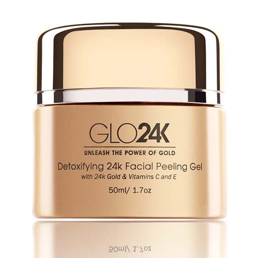 GLO24K Detoxifying 24K Facial Peeling Gel With 24K Gold & Vitamins C And E 1.7 oz Skin Care 680196962476
