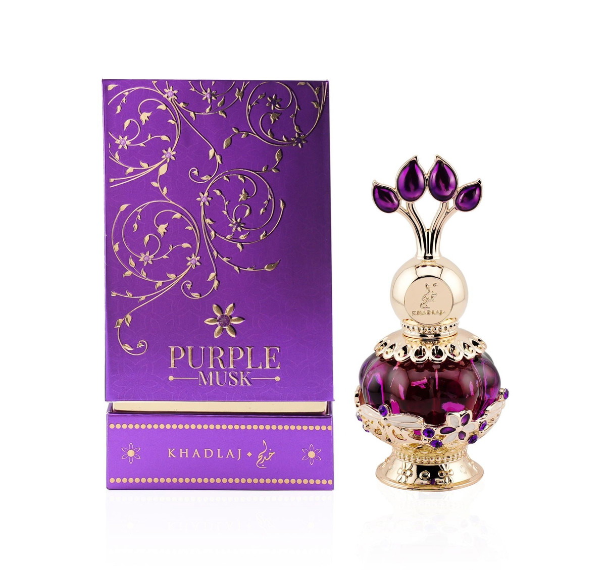 Khadlaj Ladies Malika Purple Musk Perfume Oil 0.67 oz Fragrances 6291107977126