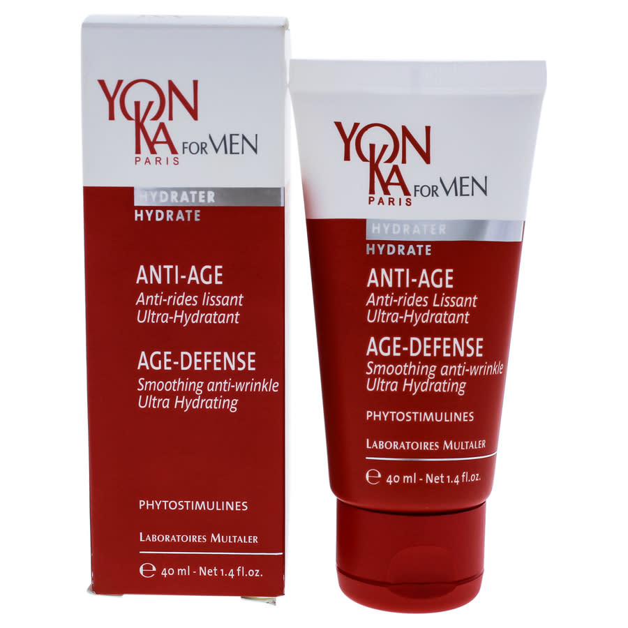 Hidrater Age-Defense Smoothing Anti-Wrinkle Cream by Yonka for Men - 1.4 oz Cream