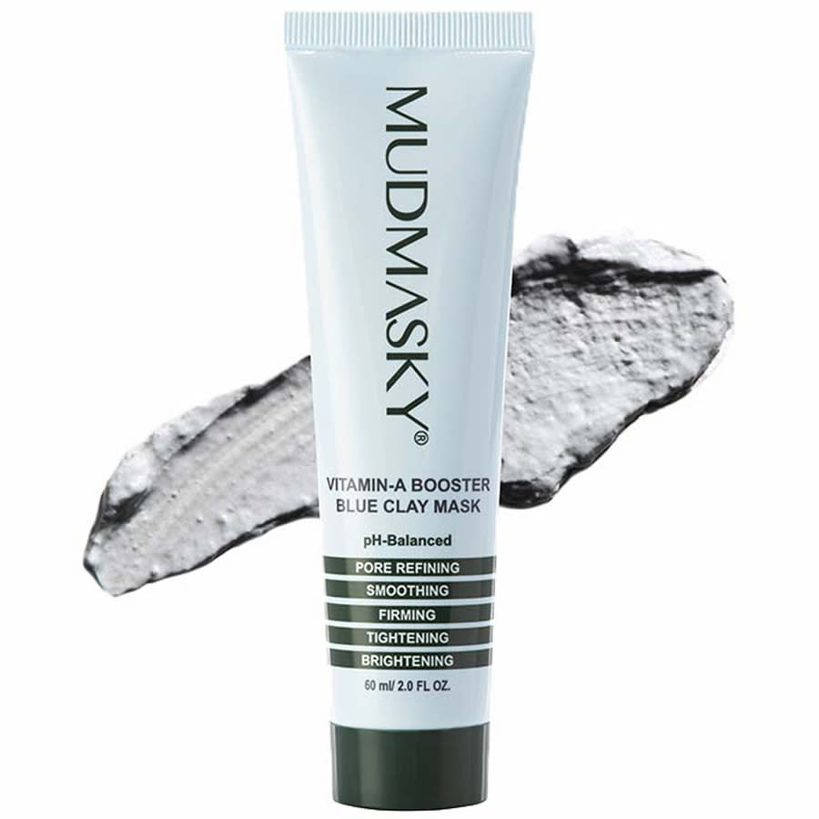 MUDMASKY Vitamin A Booster Blue Clay Mask 2 oz Skin Care 8719327297056