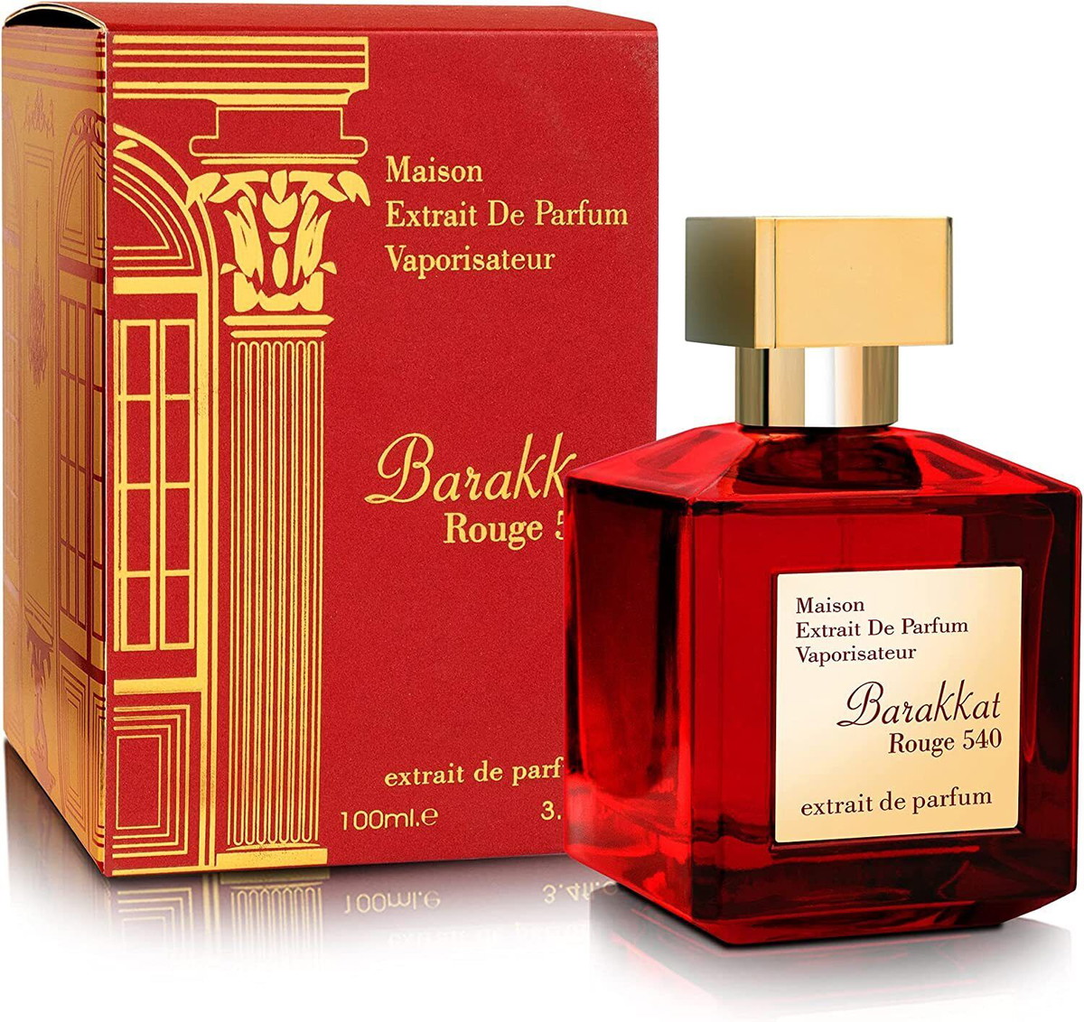 Fragrance World Ladies Barakkat Rouge 540 Extrait de Parfum Spray 3.4 oz Fragrances 6291108326428