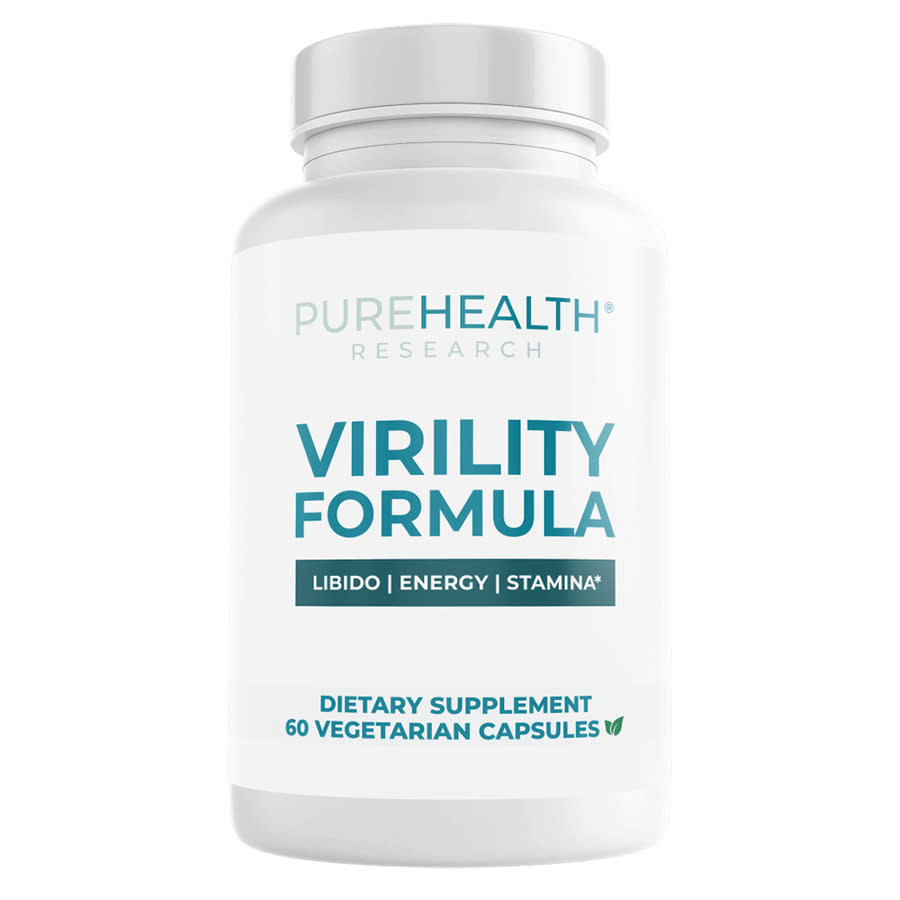 PureHealth Research Virility Formula 60 Capsules Bath & Body 850045685515