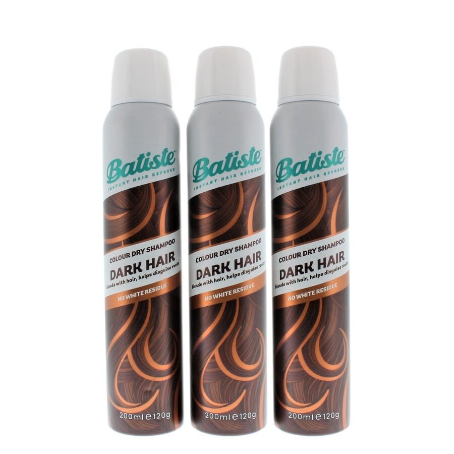 Batiste Instant Hair Refresh Colour Dry Shampoo Dark Hair 200ml (3 PACK)
