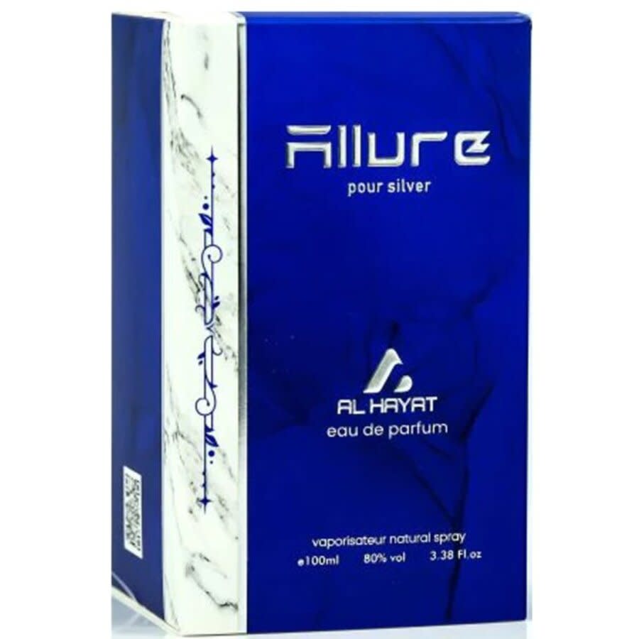 Efolia Mens Allure Silver EDP 3.3 oz Fragrances 6291106902303