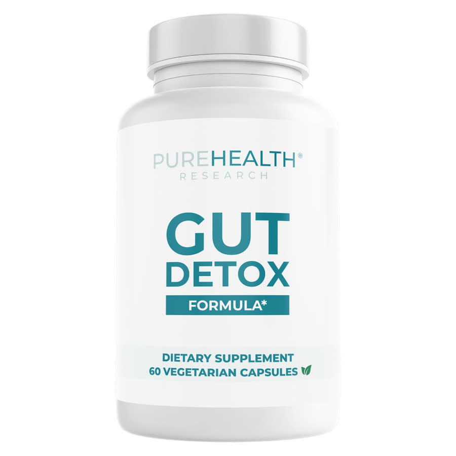 PureHealth Research Gut Detox Formula 60 Capsules Bath & Body 850045685140
