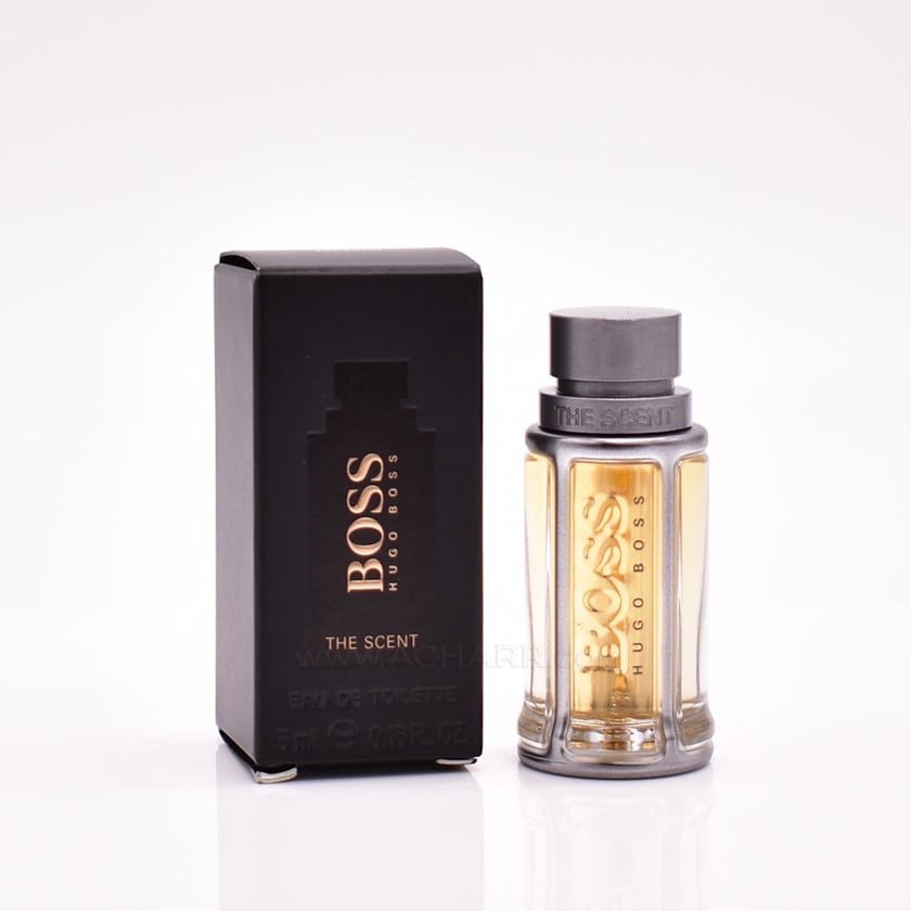 Hugo Boss Mens The Scent EDT 0.17 oz Fragrances 3616305040725