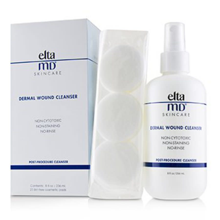 EltaMD Ladies Dermal Wound Cleanser (with 21 Lint-Free Cosmetic Pads) 8 oz Skin Care 090205025311