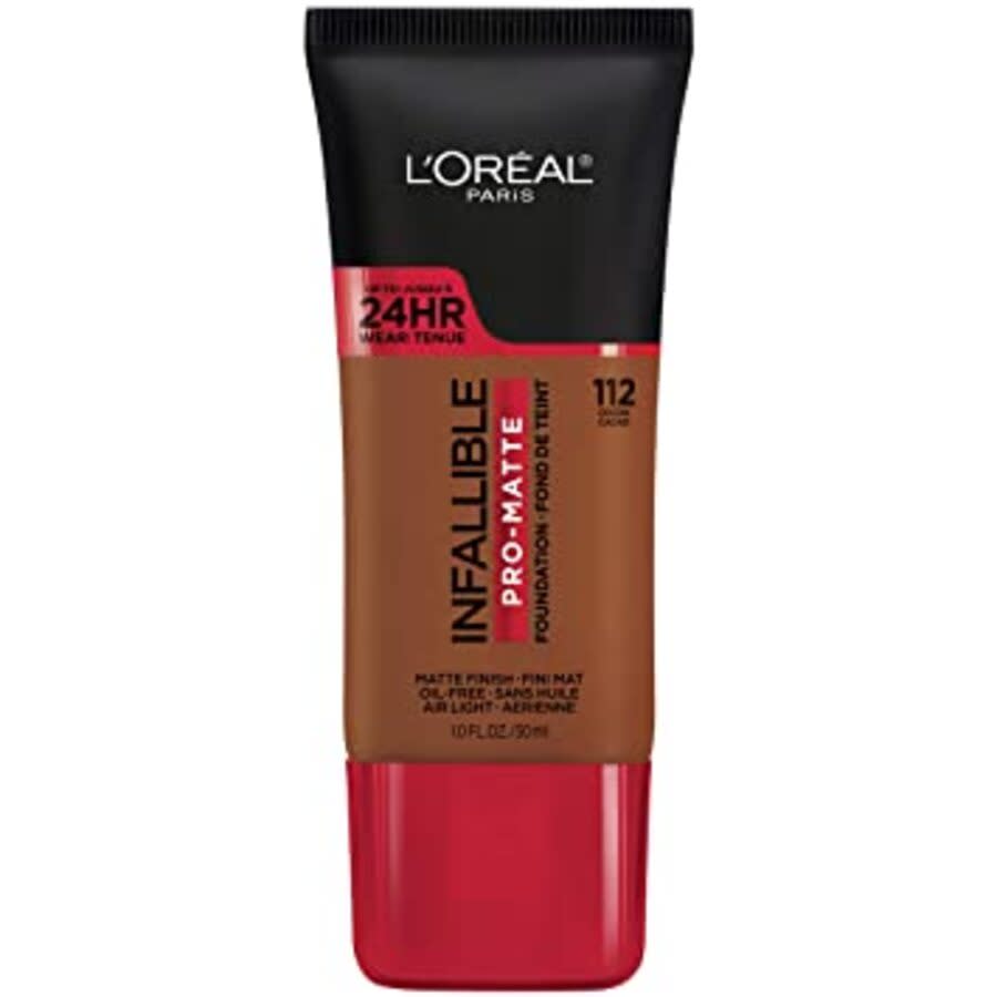 L'Oreal Ladies Infallible Pro-Matte Liquid Longwear Foundation Liquid 1 oz Cocoa 112 Makeup 071249293119