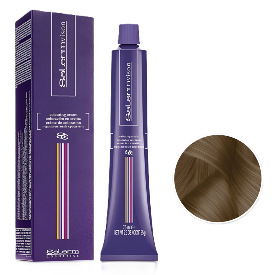 Salerm Ladies Salermvison Hair Colouring Cream 2.3 oz #8.77 LIGHT BLONDE INTENSE BROWN Hair Care 8420282009317