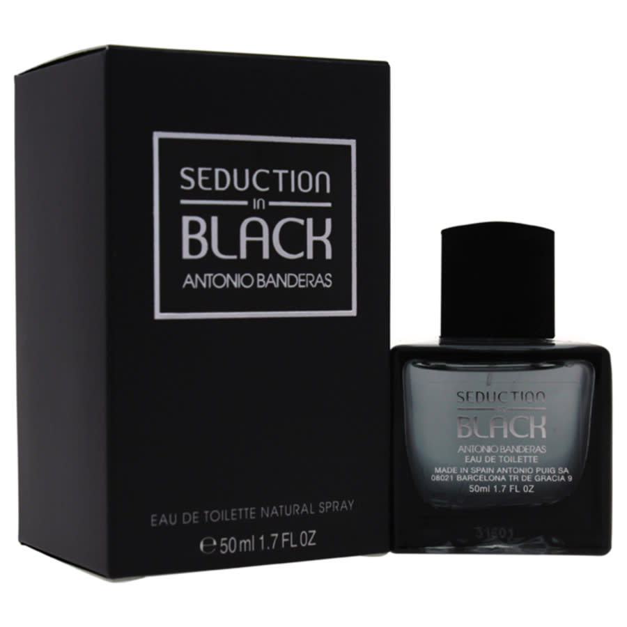 Seduction In Black by Antonio Banderas for Men - 1.7 oz EDT Spray